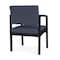Lesro Lenox Steel Guest Chair, Denim (Blue) Seat, Denim Back, 22.5 W 24.5 L 32 H, Vinyl Seat LS1101 - alternate 3
